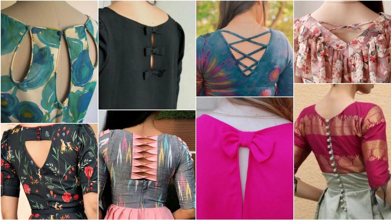 Kurti back neck design | Kurti back neck designs, Chudidar designs, Salwar neck  designs
