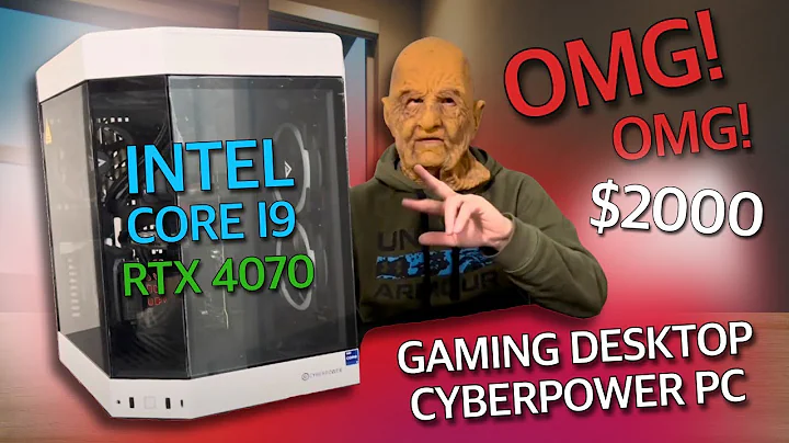 PC de jeu CyberPowerPC i9 RTX 4070 à 2000 $