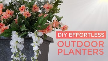 DIY Outdoor Planters