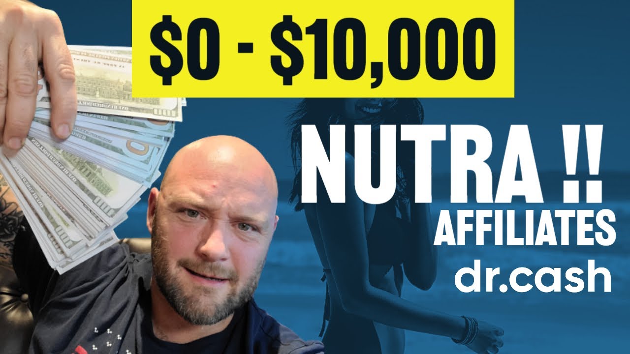 ⁣From $0 to $10,000 - 3 Profit-Boosting NUTRA AFFILIATE Strategies With Dr.Cash