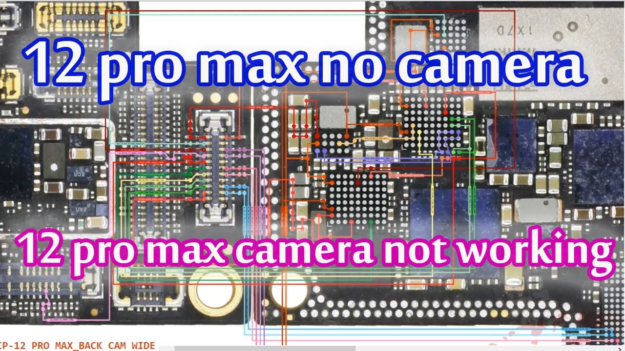 12 pro max camera not working