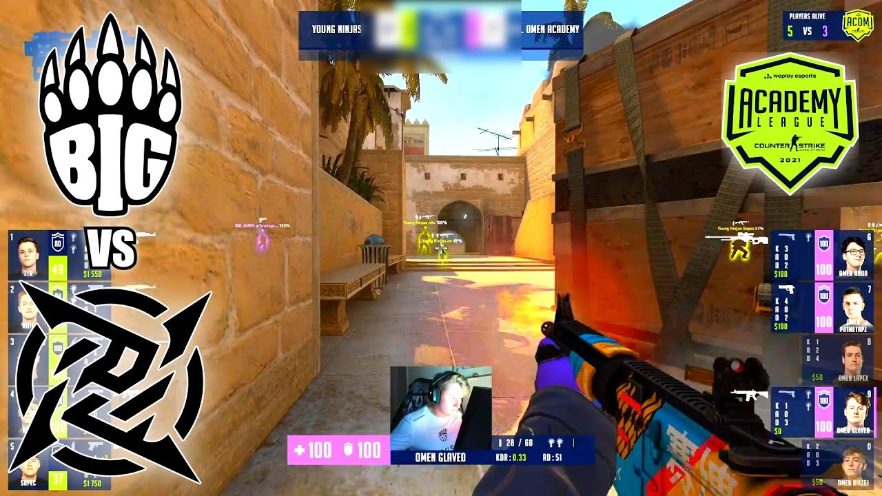 Young Ninjas vs BIG Academy - WePlay Academy League Season 1 | CSGO HIGHLIGHTS