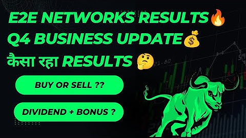 E2E Networks Ltd. Share Results Today | E2E Share News | E2E Share Latest News today | E2E Networks