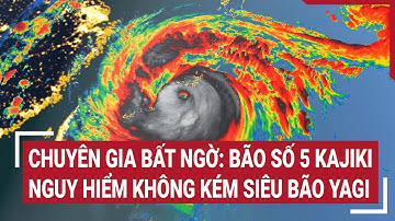 Chuyên gia bất ngờ: Bão số 5 Kajiki nguy hiểm không kém siêu bão Yagi