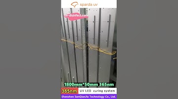 1800mm*50mm wavelength:365nm uv led curing Make the best UV equipment