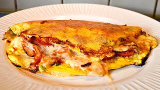 Seriously It's more Delicious than Pizza ! Rice Paper Omelette | The Best Breakfast Recipe