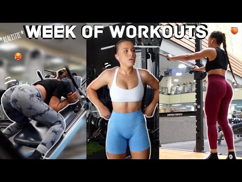 *realistic* WEEK OF WORKOUTS (my workout routine)