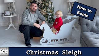 How to make a Christmas sleigh by Spend Time, Save Money, DIY 617 views 6 months ago 6 minutes, 42 seconds