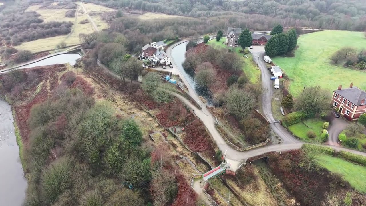 Prestolee Locks. Manchester, Bolton and Bury Canal.