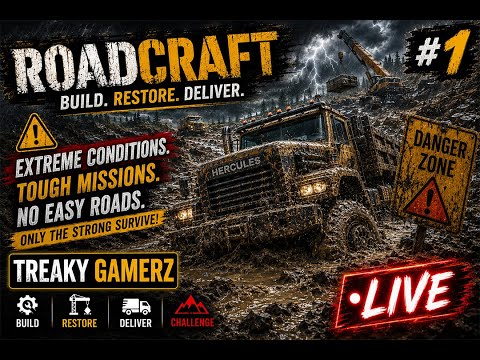 🔴 LIVE  ROADCRAFT  ( #shorts #roadcraft #mudchallenge #live)
