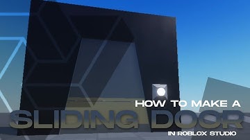 how to make a sliding door with TweenSequence editor // roblox studio