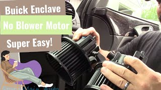 Buick Enclave: Front Blower Motor Does Not Work