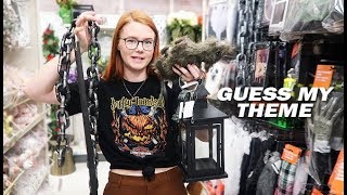 shopping for halloween decor in july
