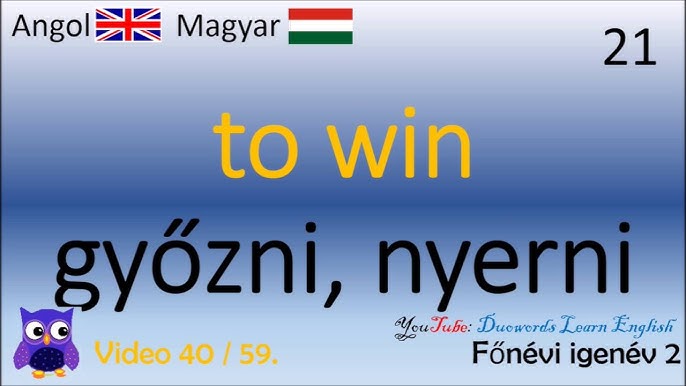 Angol Magyar Hangos Szotar