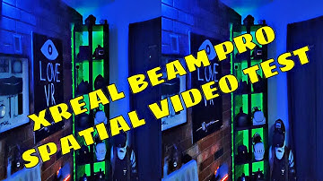XREAL Beam Pro Spatial Video Test - Studio Tour 3D - 2024
