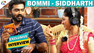 Bommi Siddharth Ninaithale Inikkum Serial | Exclusive Interview - Coming Soon | Channel H