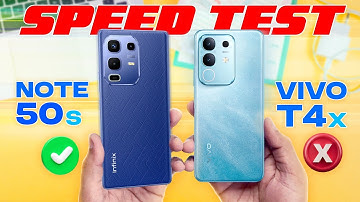 Infinix Note 50s vs vivo T4x / iQOO Z10x - SPEED TEST( Real Life Test ) Comparison
