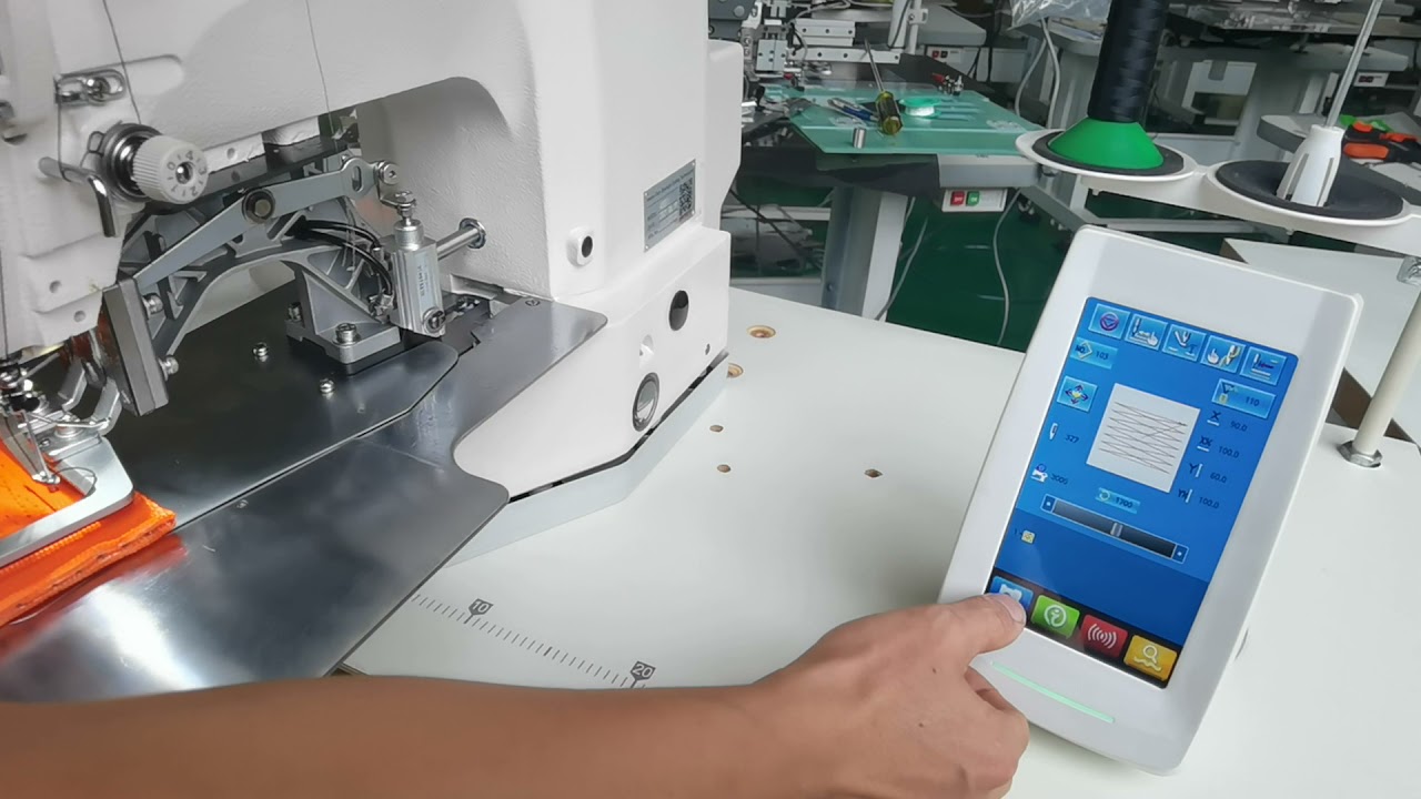 Heavy duty bar tacking sewing machine for webbing slings to Russia