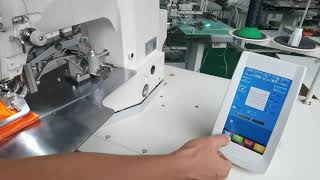 Heavy duty bar tacking sewing machine for webbing slings to Russia