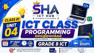 Grade 8 ICT | Unit 4 – Programming | Programming, Algorithm, Variables & Flowchart Explained