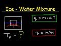 Final Temperature of Ice and Water Mixture - How Many Grams of Ice Will Melt?