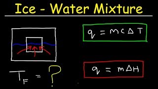 Til fods Idol Mona Lisa Final Temperature of Ice and Water Mixture - How Many Grams of Ice Will  Melt? - YouTube