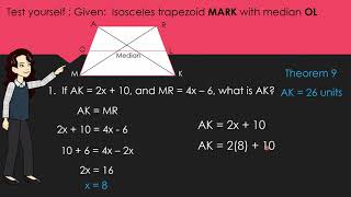 THEOREMS ON TRAPEZOID