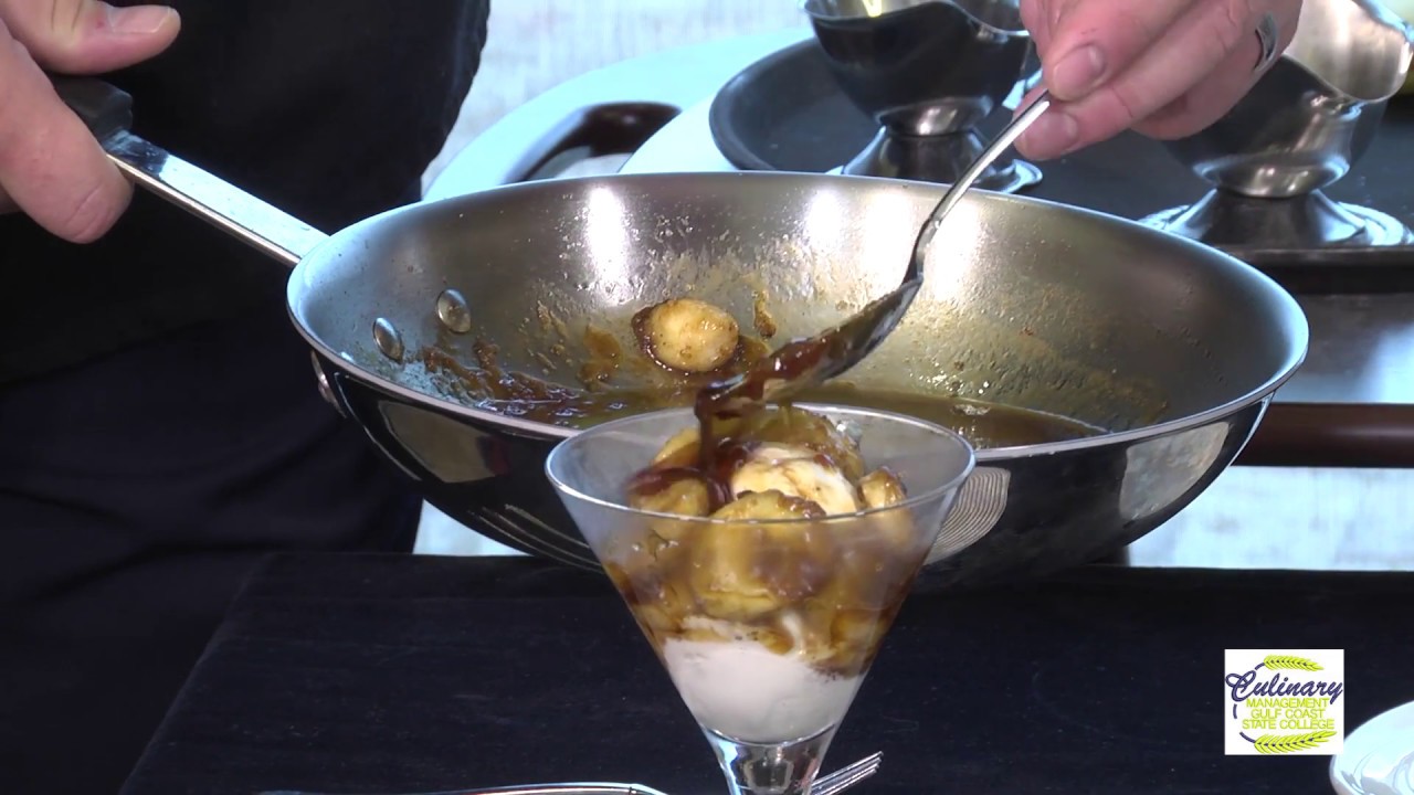 Making Bananas Foster Chefs Corner at GCSC 2016 YouTube