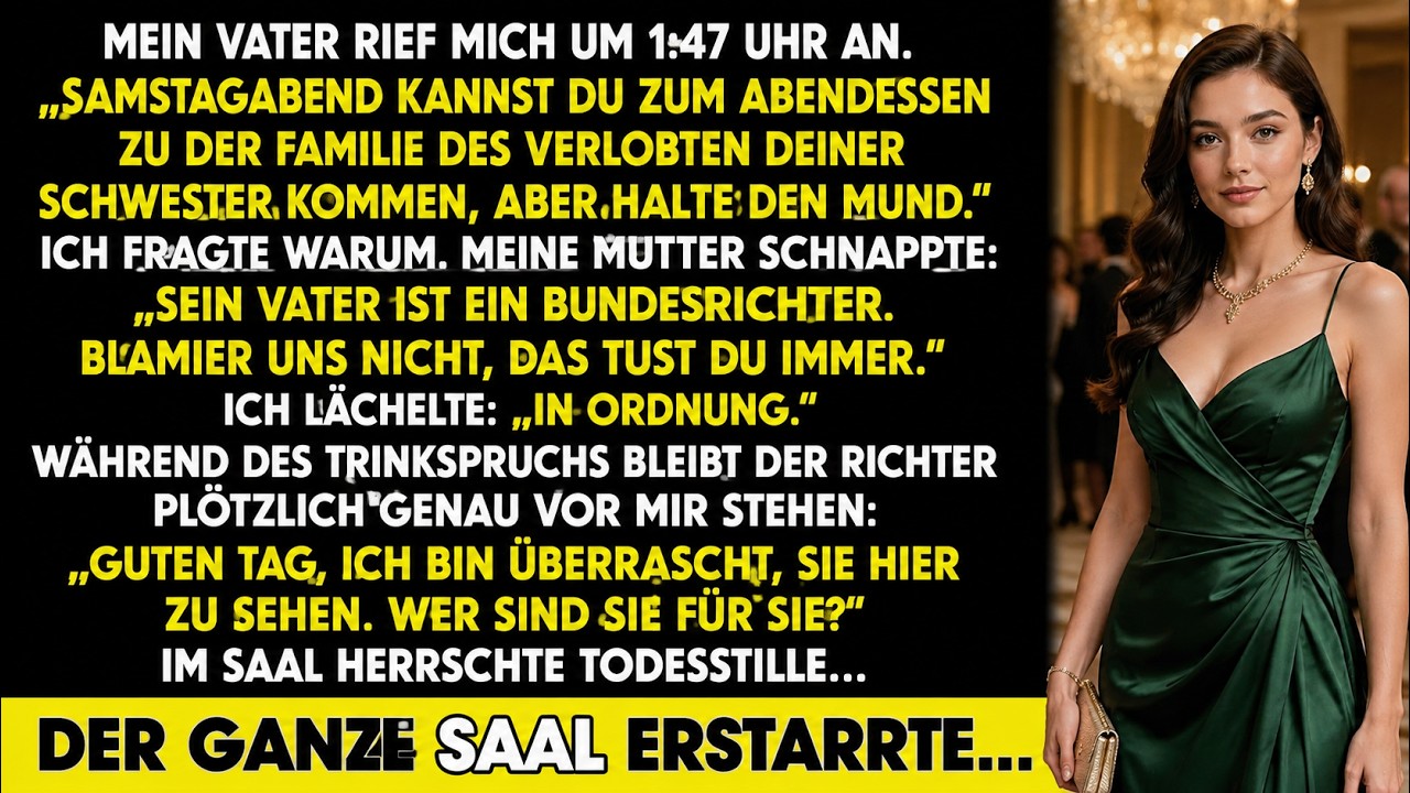 „Bring uns bloß nicht in Verlegenheit, das tust du immer.“ Diese Worte warf mir meine eigene Mutter an den Kopf, als meine Familie mich zwang, an einem Abendessen der High Society teilzunehmen –...