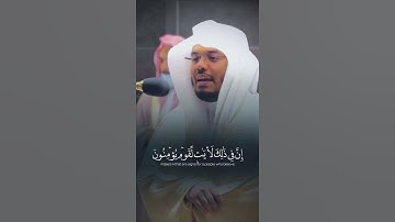 أَلَمْ يَرَوْاْ إِلَى ٱلطَّيْرِ مُسَخَّرَٰتٍۢ فِى جَوِّ ٱلسَّمَآءِ - القارئ ياسر الدوسري