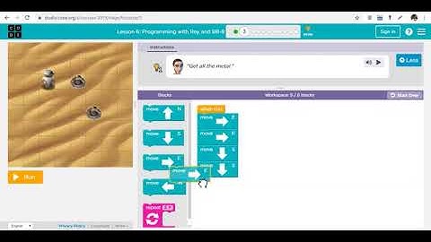 Programming with Rey and BB-8