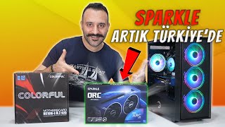 [14.999 TL] TÜRKİYE&#39;YE YENİ GELEN SPARKLE ARC A750 İLE PC TOPLADIK