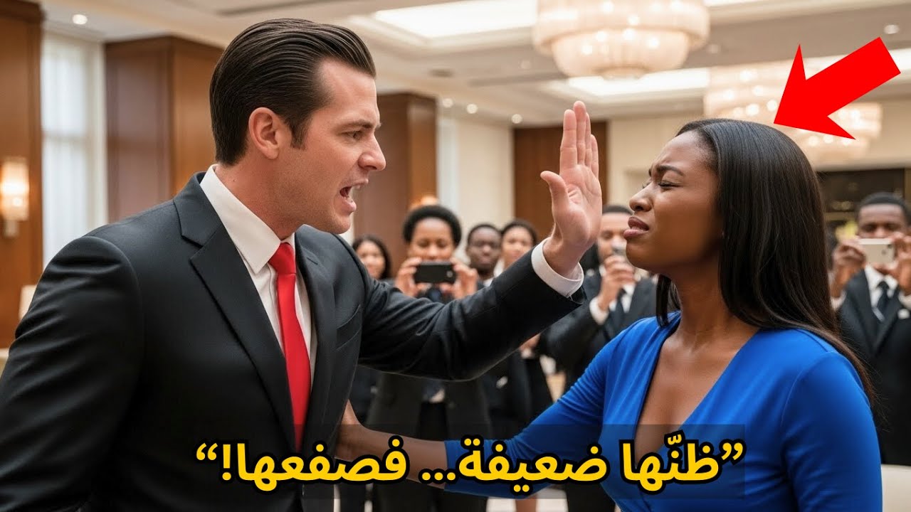 مدير يصفع امرأة في لوبي الفندق… لكن بعد 9 دقائق فقط اكتشف الحقيقة التي دمّرت حياته!