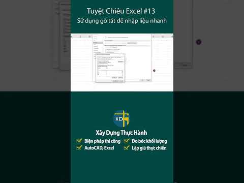 Mẹo sử dụng gõ tắt để nhập liệu nhanh trong Excel | Mẹo thủ thuật Excel #13