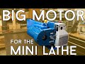 Treadmill Motor for the Mini Lathe