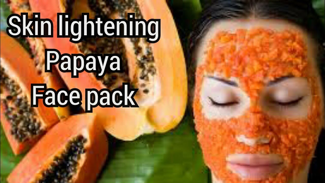 How to use papaya for skin whitening // how to get healthy glowing