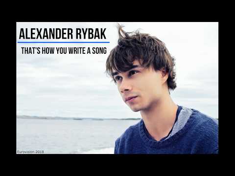 Alexander Rybak - That's How You Write A Song - Norway - Eurovision 2018 (With Lyrics)