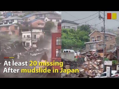 Japan Mudslide Today: At least 20 missing as mudslide west of Tokyo hits houses