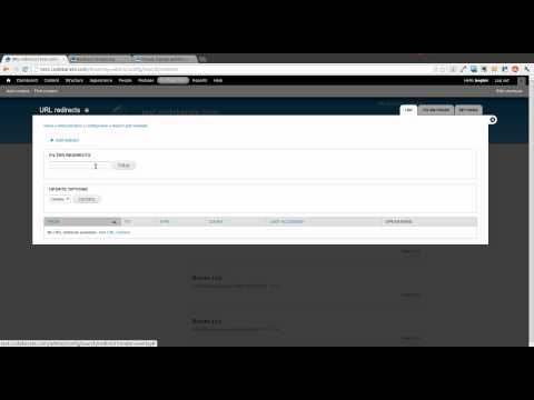 Drupal 7 Redirect Module - Daily Dose of Drupal Episode 8