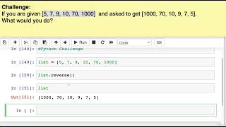026 Python List Challenge   1   List Reversal   Solution