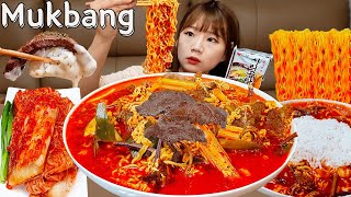 🔥우주최고급 한우사리곰탕육개장,한우초밥 먹방🍜 이건 진짜 &#39;인생라면&#39; 레시피 😋  라면 NOODLE SUSHI MUKBANG ASMR EATINGSHOW REALSOUND