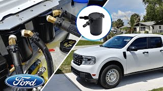 Ford Maverick Catch Can Oil Separator Installation (Best Practice)