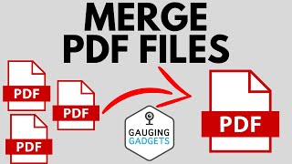 How to Merge PDF Files - FREE - Combine PDF Files into One