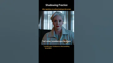 Shadowing English Stumble Upon Wednesday S1E2 005 