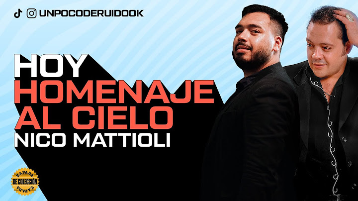 UN POCO DE RUIDO! Programa #80 Hoy HOMENAJE AL CIELO - Nico Mattioli!