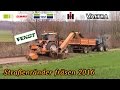 Straßenränder fräsen 2016 ||Deutz-Fahr|Claas|Fendt|IHC|Valtra||