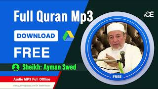 27 Sheikh Ayman Swed Download The Holy Quran mp3 zip Files free Download screenshot 1