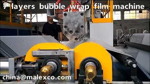 7 layers bubble wrap film machine