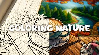 The Most Relaxing Way to Color Nature | Fables and the Ferns
