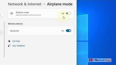 Turn on Bluetooth in Airplane Mode on Windows 11